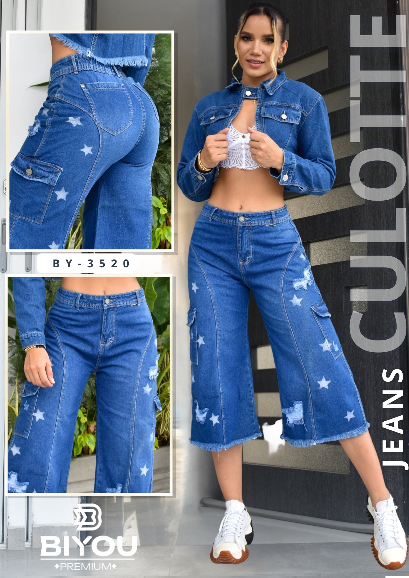 JEANS CULOTTE BIYOU REF. BY-3520