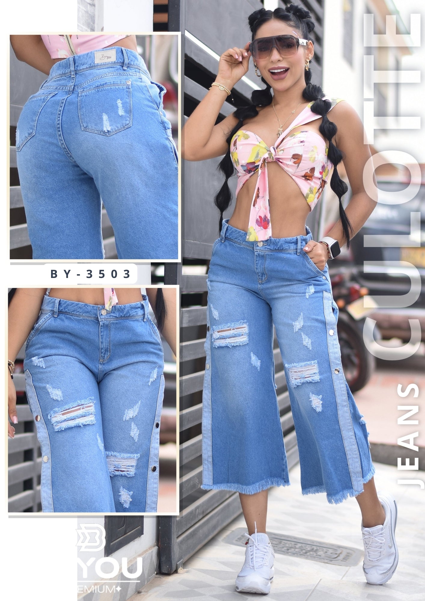 JEANS CULOTTE BIYOU REF. BY- 3503