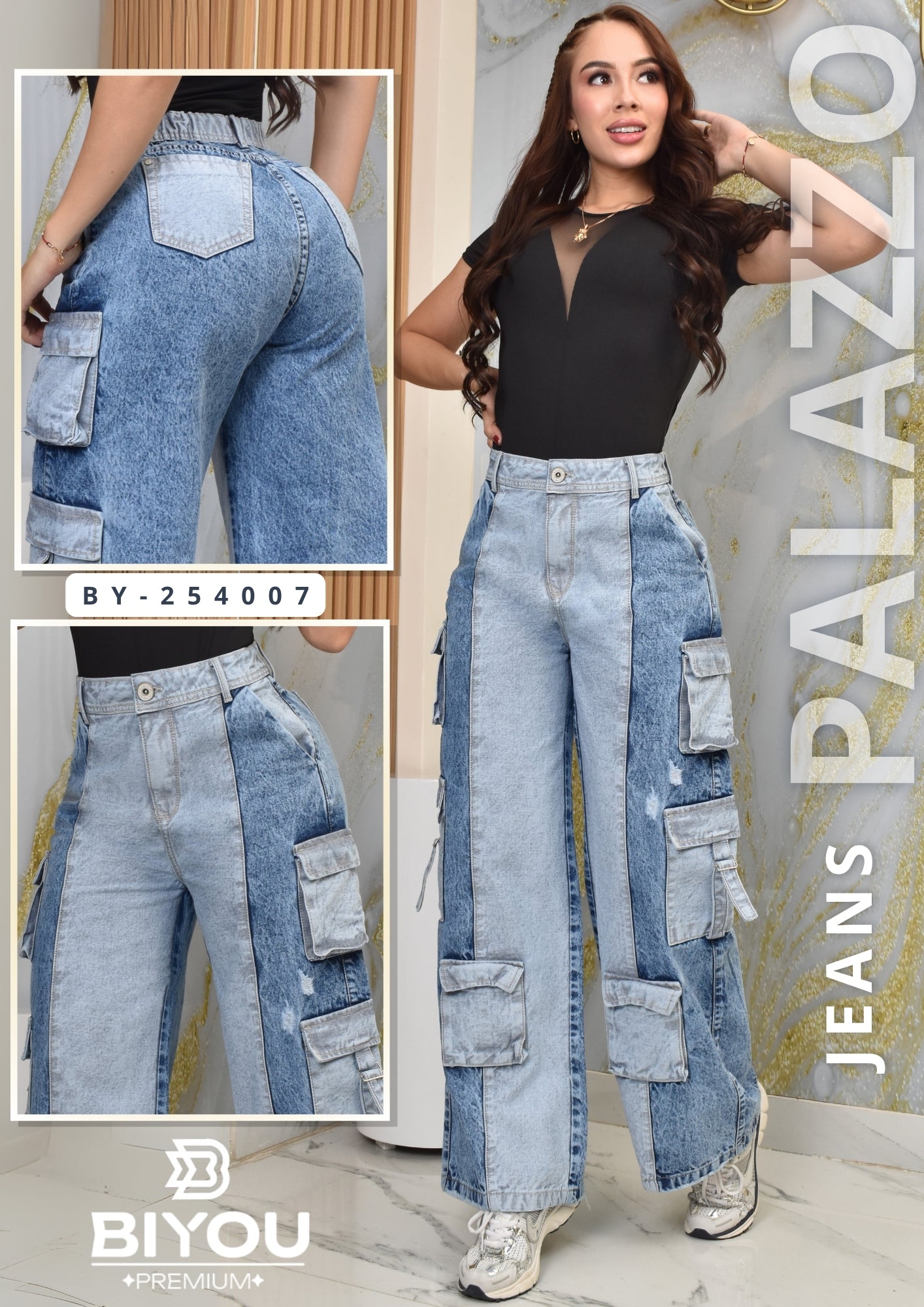 JEANS PALAZZO BIYOU REF. BY-254007