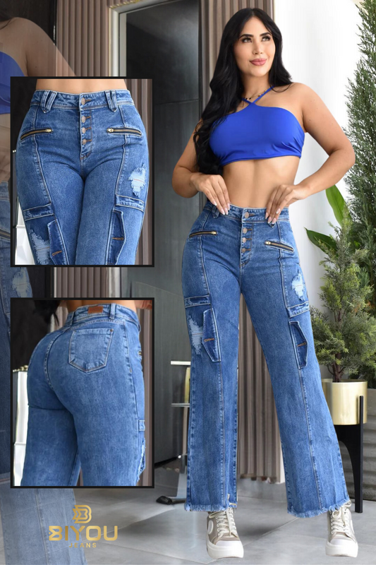 JEANS PALAZZO BIYOU REF. BY-40376