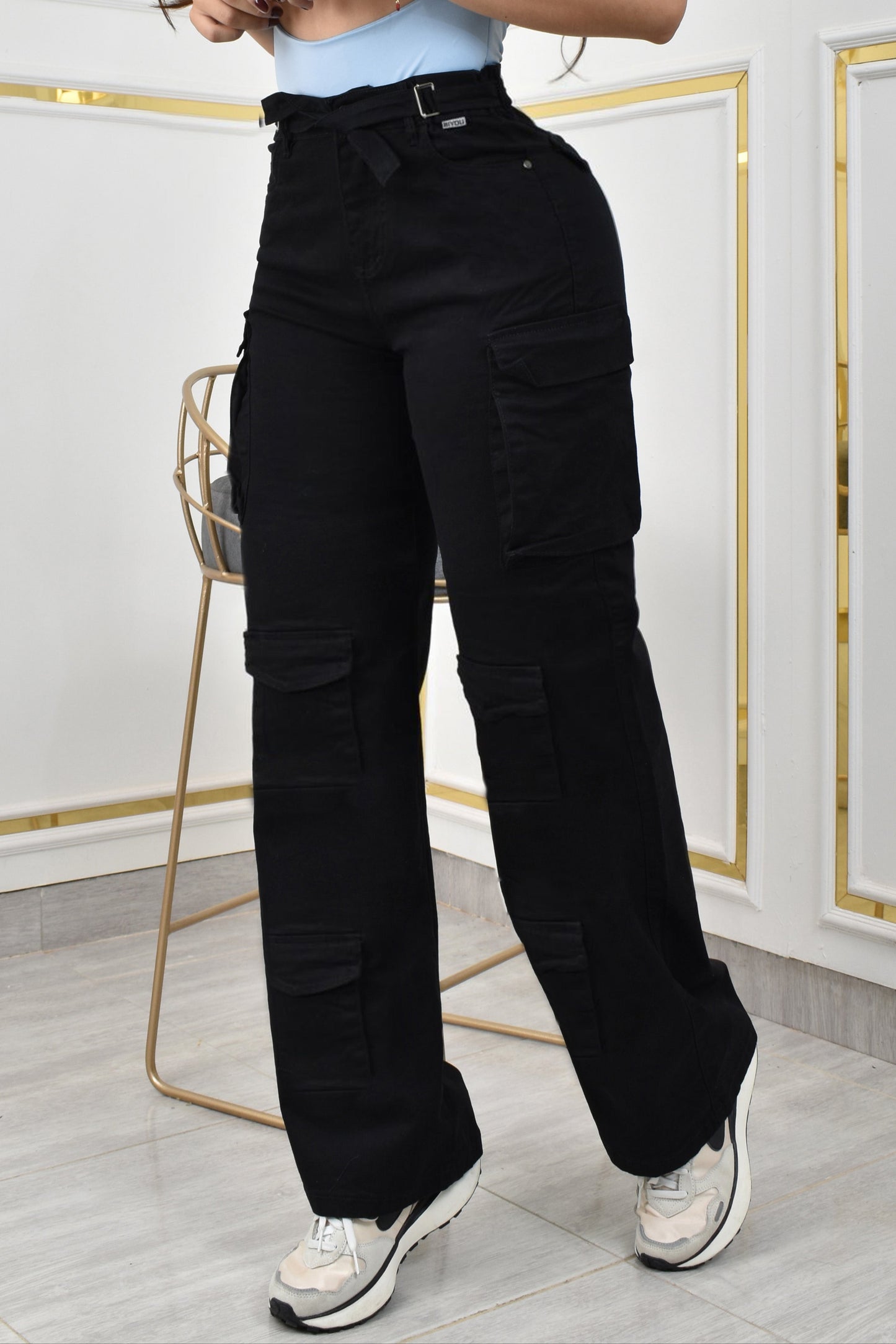 PANTALON PALAZZO ESTILO CARGO REF. BY-254042