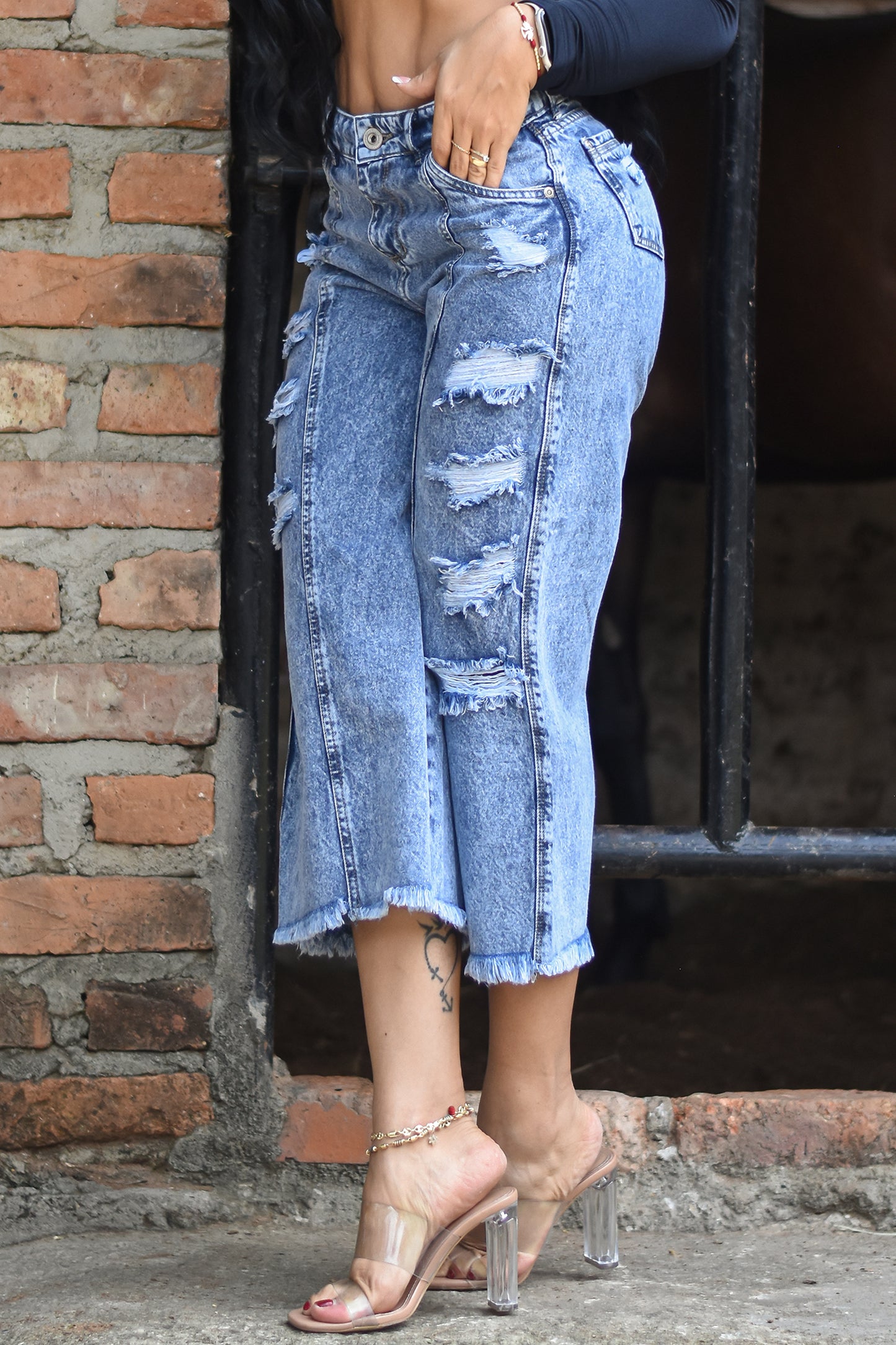 JEANS CULOTTE BIYOU REF. BY- 3510