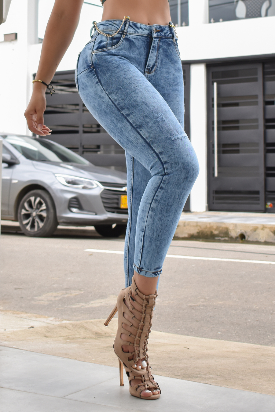 OUTLET SKINNY TALONERO BIYOU REF. BY- 40286