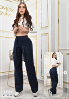 PANTALON PALAZZO CARGO  REF. BY-254035