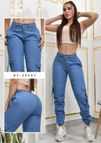 JOGGER ESTILO CARGO, HORMA PERFECTA REF. BY-40507