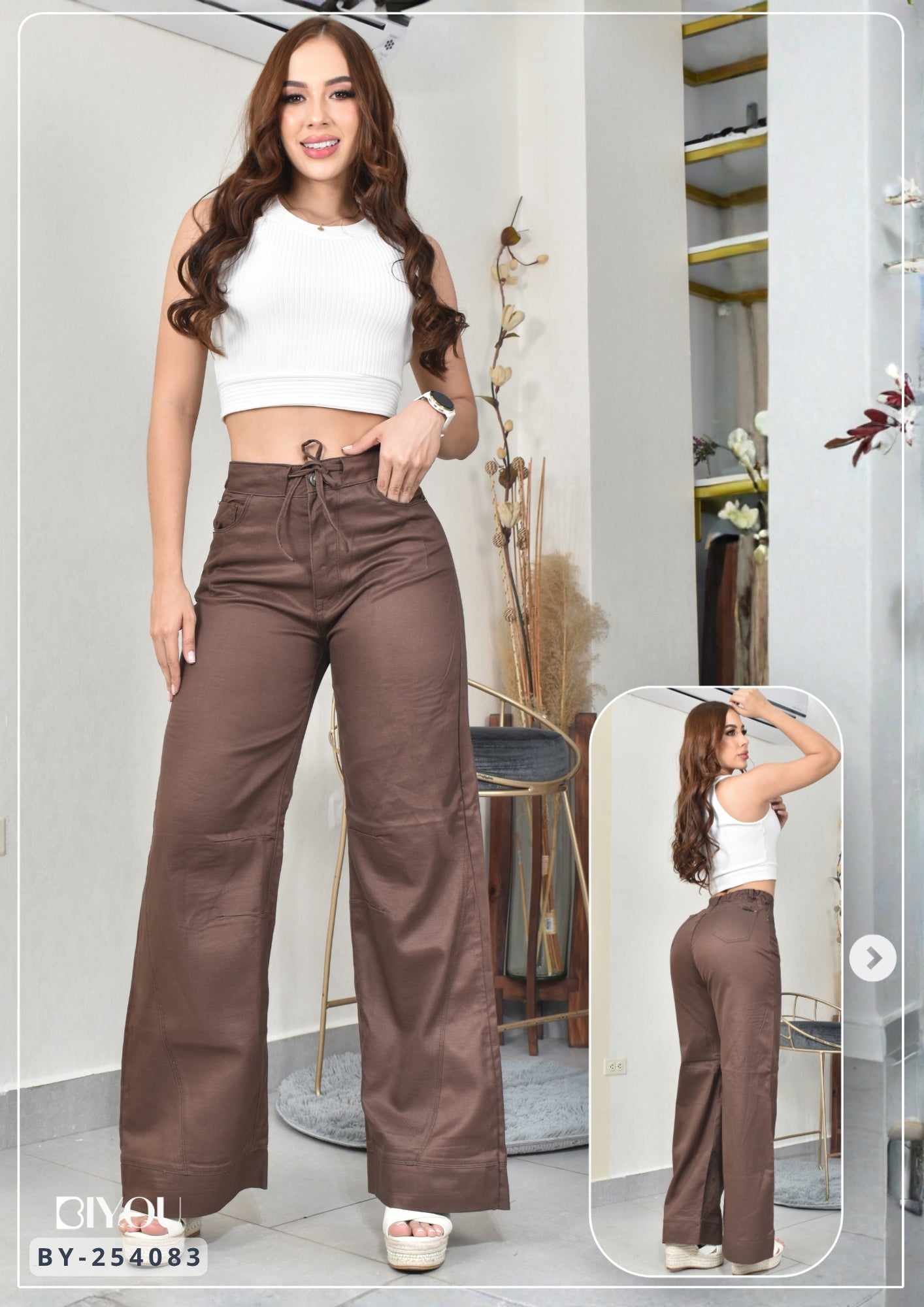 PANTALON PALAZZO ELEGANT REF. BY254083