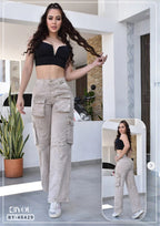 PANTALON PALAZZO CARGO REF. BY40429