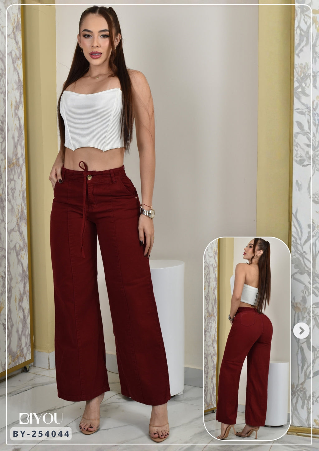 PANTALON PALAZZO ELEGANT REF. BY254044