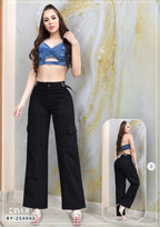 PANTALON PALAZZO CARGO REF. BY254043