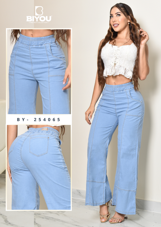 ESTILO PALAZZO CHAMBRAY REF. BY-254065