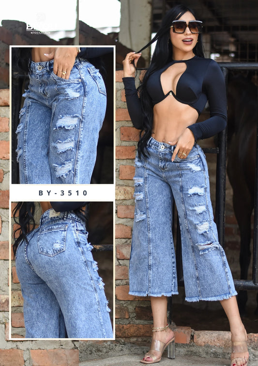 JEANS CULOTTE BIYOU REF. BY- 3510