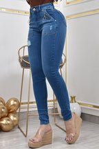 JEANS SKINNY MOLDEADOR EXCLUSIVE REF. BY-40486