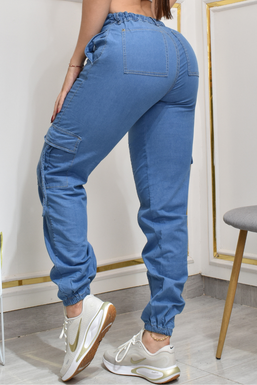 JOGGER ESTILO CARGO, HORMA PERFECTA REF. BY-40507