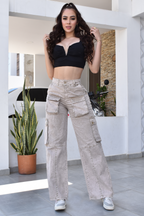 PANTALON PALAZZO CARGO REF. BY-40429
