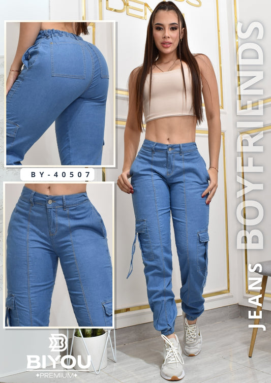 JOGGER ESTILO CARGO, HORMA PERFECTA REF. BY-40507