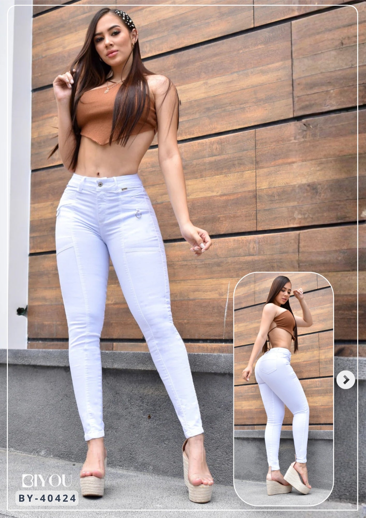 SKINNY MOLDEADOR COLOR BLANCO REF. BY-40424