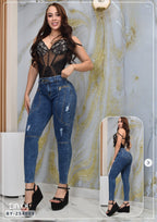 JEANS SKINNY MOLDEADOR EXCLUSIVE REF. BY-254009