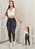 JEANS SKINNY MOLDEADOR CARGO REF. BY-254047