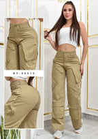 PANTALON PALAZZO CARGO REF. BY-40515