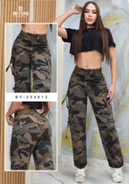 PALAZZO ESTILO MILITAR CARGO REF. BY-254012