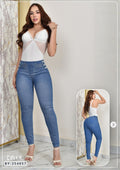 JEANS SKINNY MOLDEADOR BRILLANTE REF. BY254057