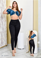 PANTALON SKINNY MOLDEADOR CARGO REF. BY-254052