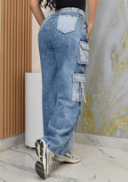ESTILO PALAZZO CARGO BICOLOR REF. BY-254007
