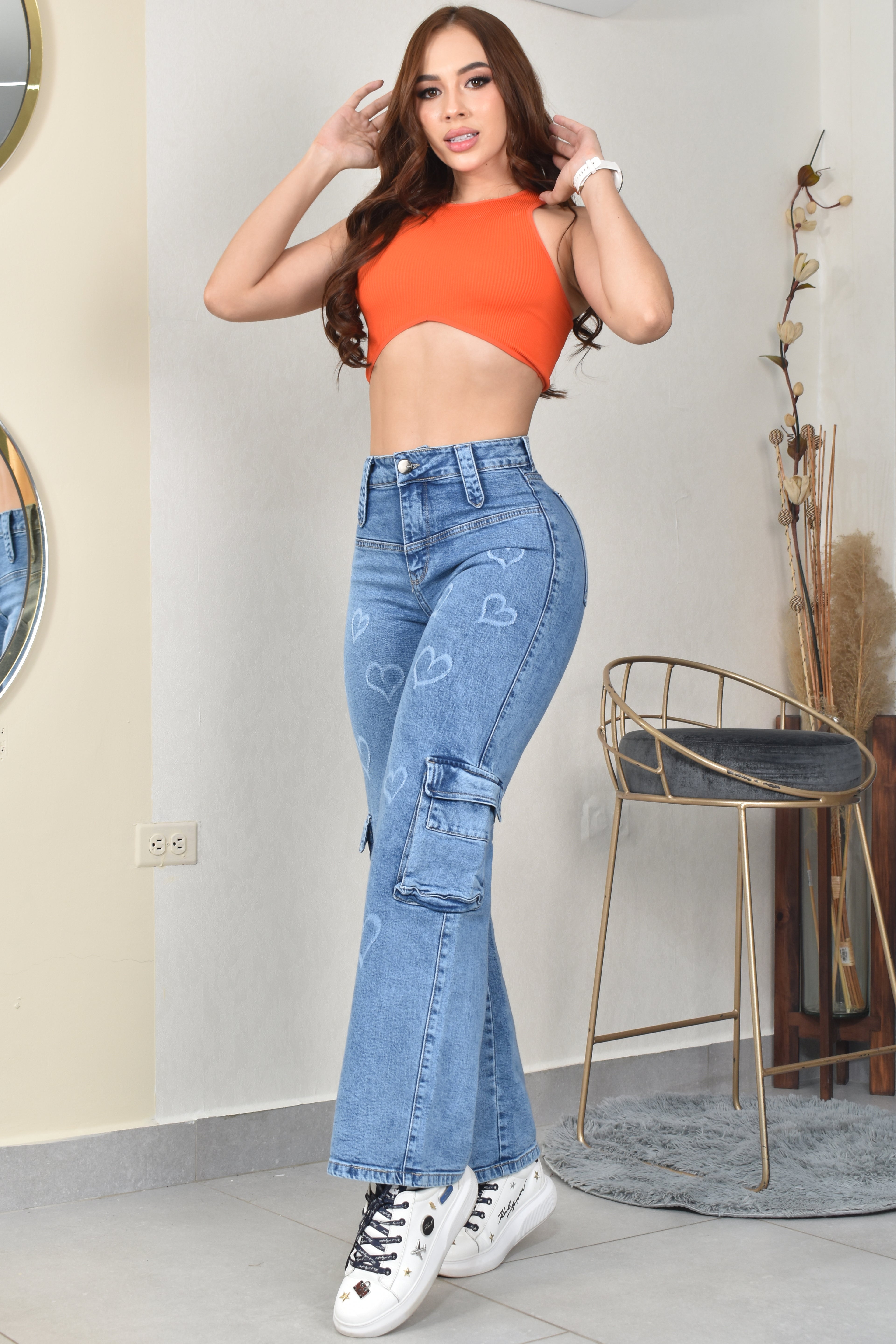 ESTILO PALAZZO CARGO "LOVE" REF. BY-254075