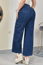ESTILO PALAZZO CHAMBRAY CARGO REF. BY-254064