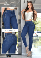 JEANS SKINNY MOLDEADOR EXCLUSIVE REF. BY-40459