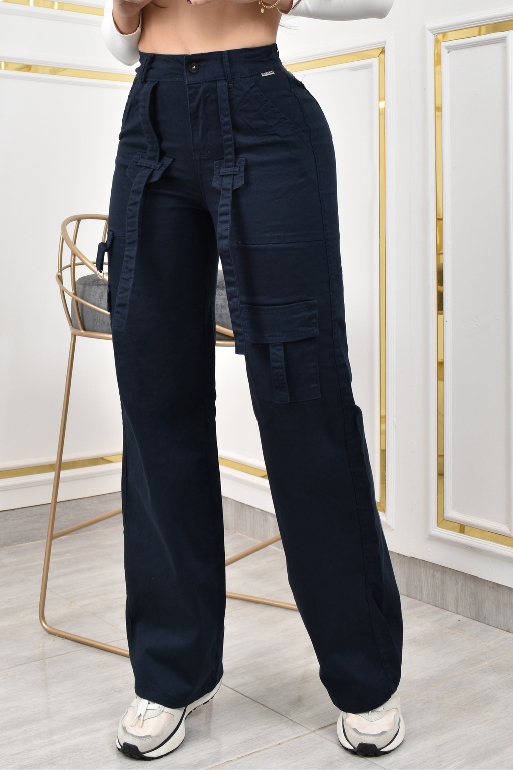 PANTALON PALAZZO CARGO  REF. BY-254035