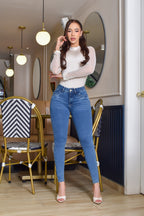 JEANS SKINNY MOLDEADOR REF. BY264005