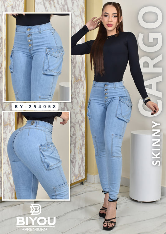 SKINNY MOLDEADOR ESTILO CARGO REF. BY-254058