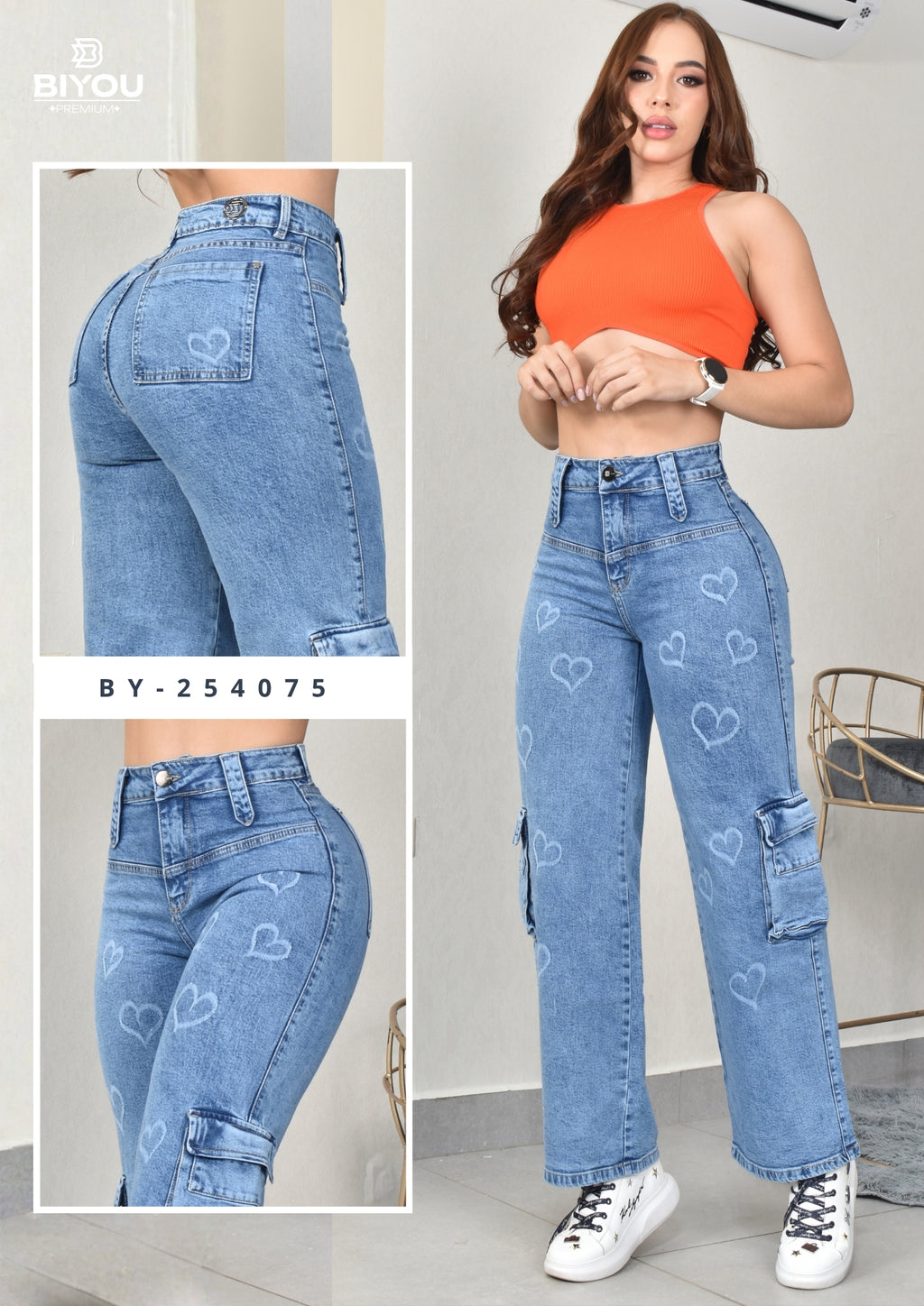 ESTILO PALAZZO CARGO "LOVE" REF. BY-254075