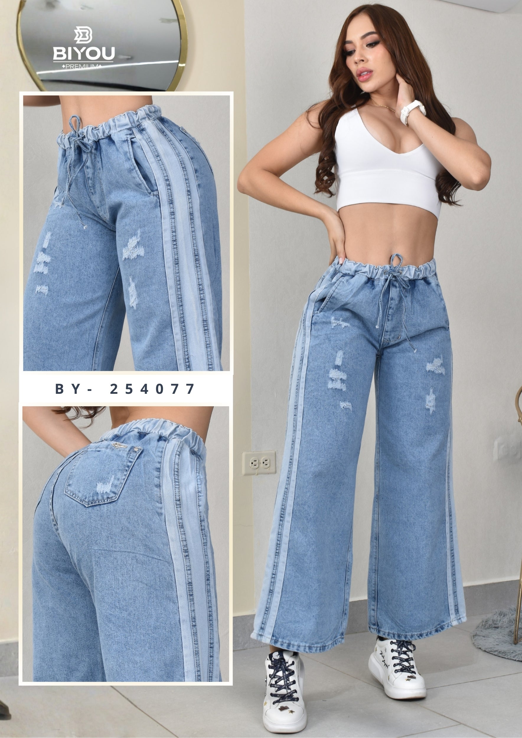 ESTILO PALAZZO SPORT BICOLOR REF. BY-254077