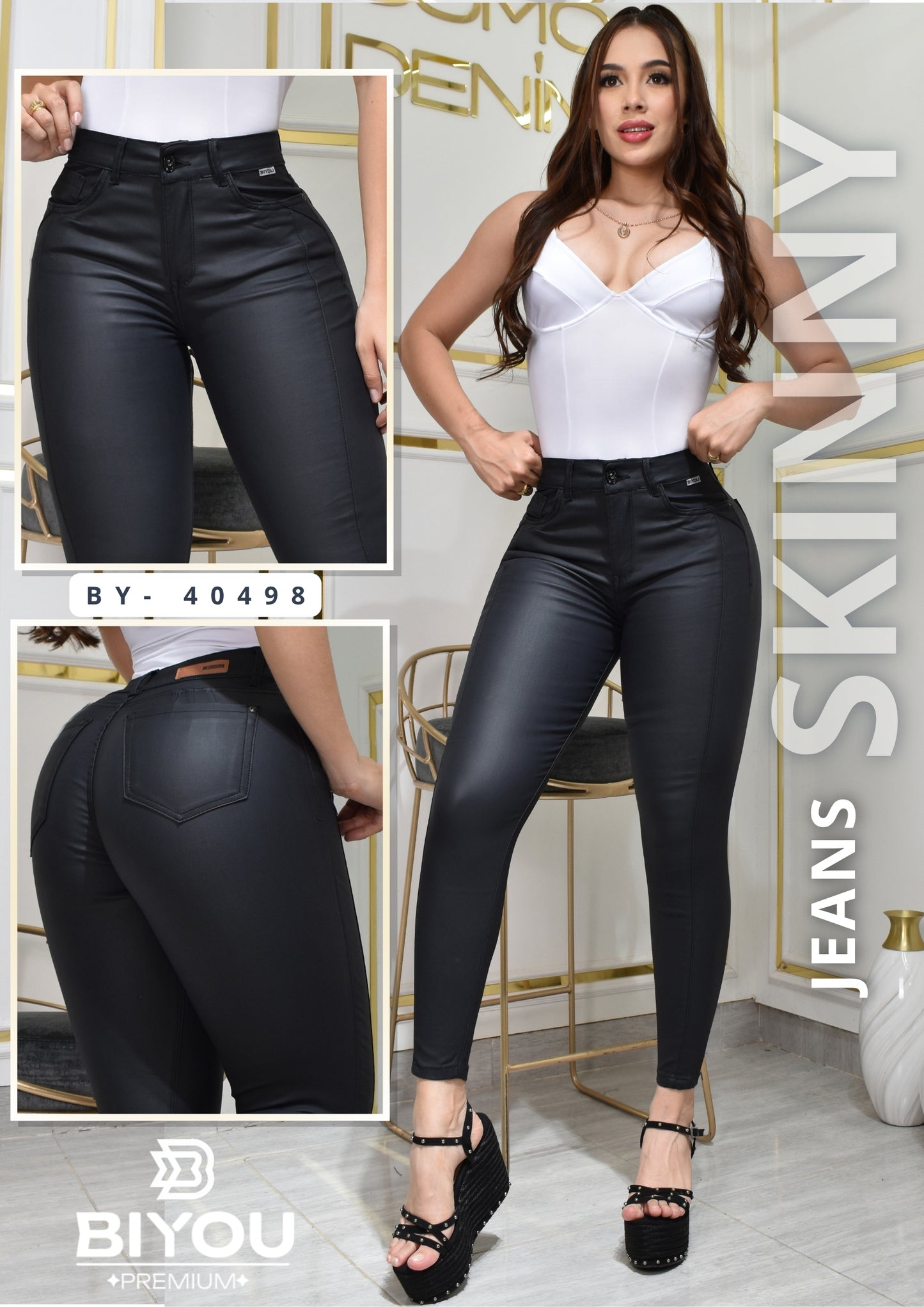 SKINNY CUERINA MOLDEADOR REF. BY-40498