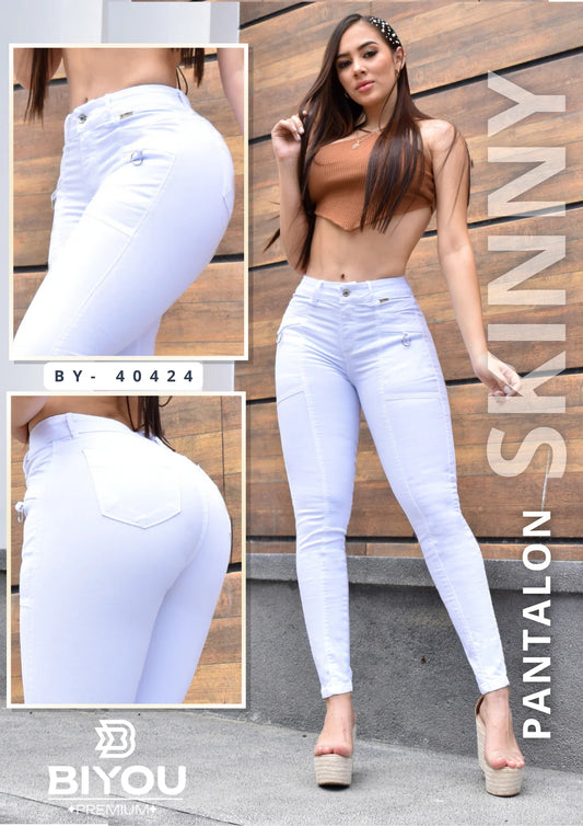 SKINNY MOLDEADOR COLOR BLANCO REF. BY-40424
