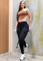 PANTALON SKINNY MOLDEADOR CARGO REF. BY- 254051