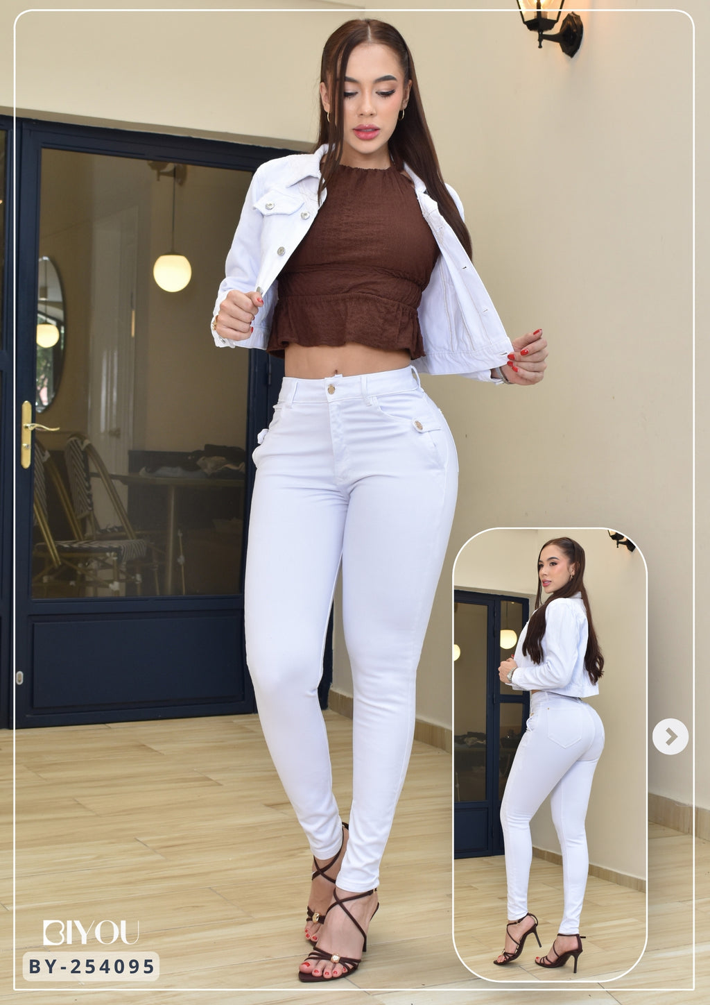 PANTALON SKINNY MOLDEADOR REF. BY-254095