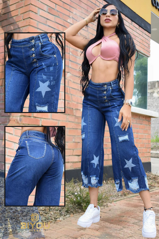 JEANS CULOTTE BIYOU REF. BY- 3509