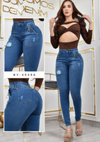 JEANS SKINNY MOLDEADOR EXCLUSIVE REF. BY-40486
