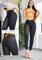 PANTALON SKINNY CUERINA MOLDEADOR REF. BY-40384