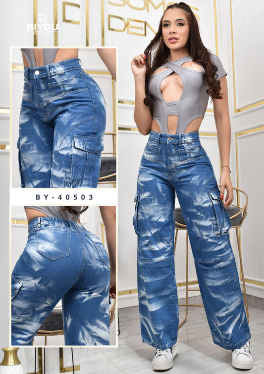 PALAZZO ESTILO CARGO  REF. BY-40503