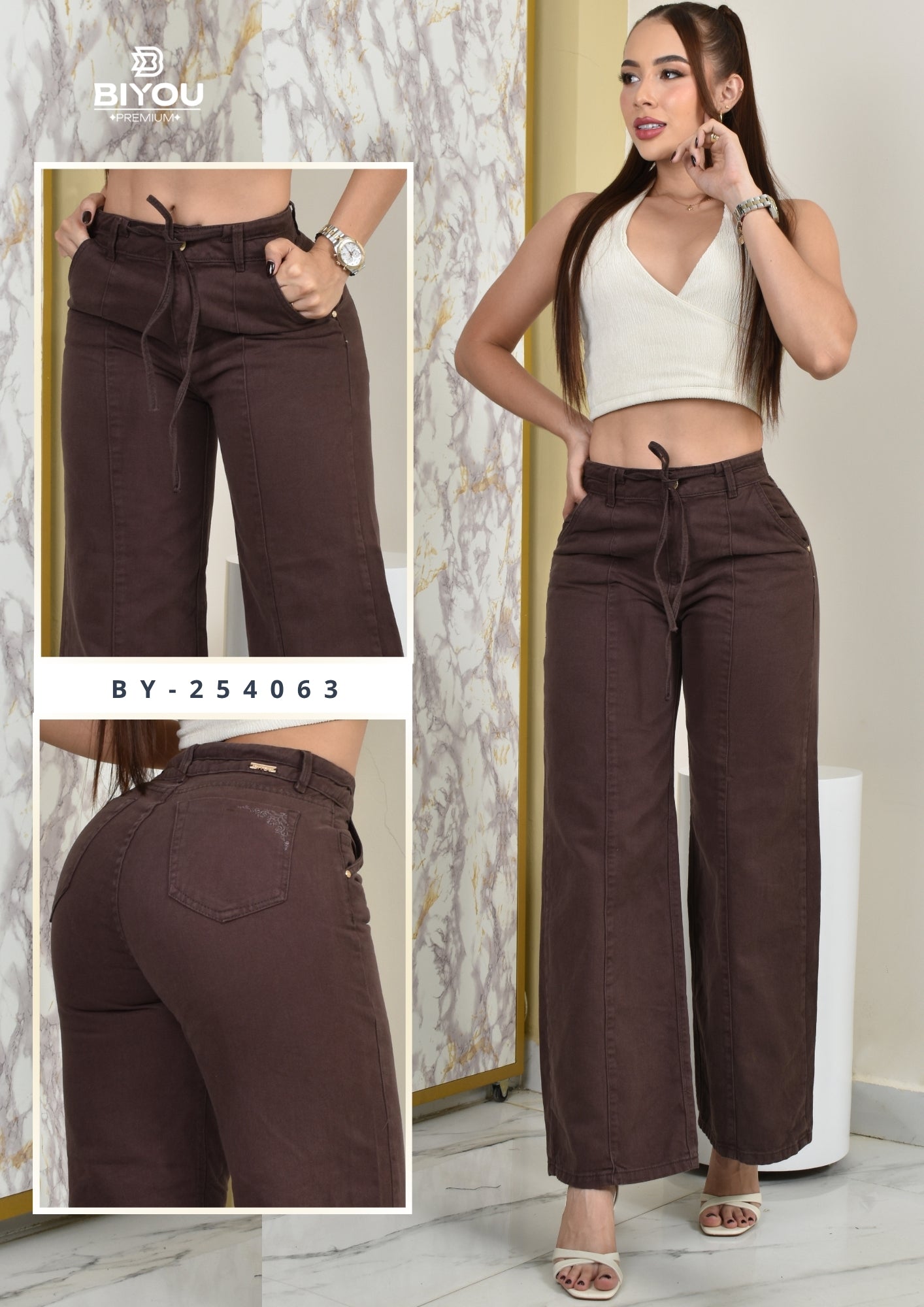 PANTALON PALAZZO ELEGANT REF. BY-254063