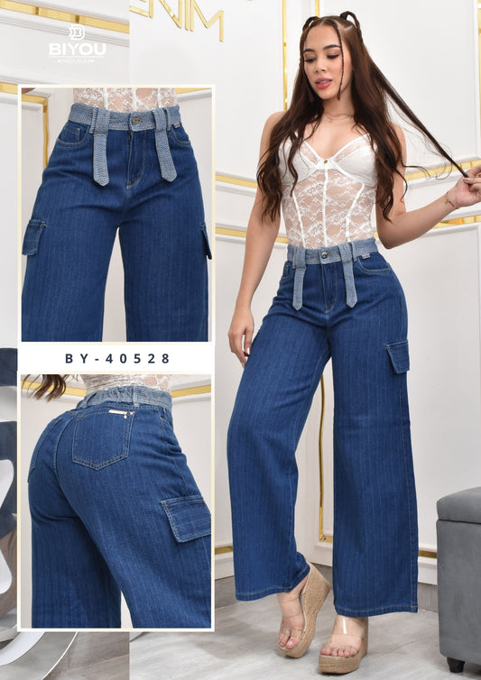 PALAZZO ESTILO CARGO HORMA PERFECTA REF. BY- 40528