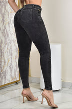 JEANS SKINNY MOLDEADOR CON BRILLO  REF. BY-254048
