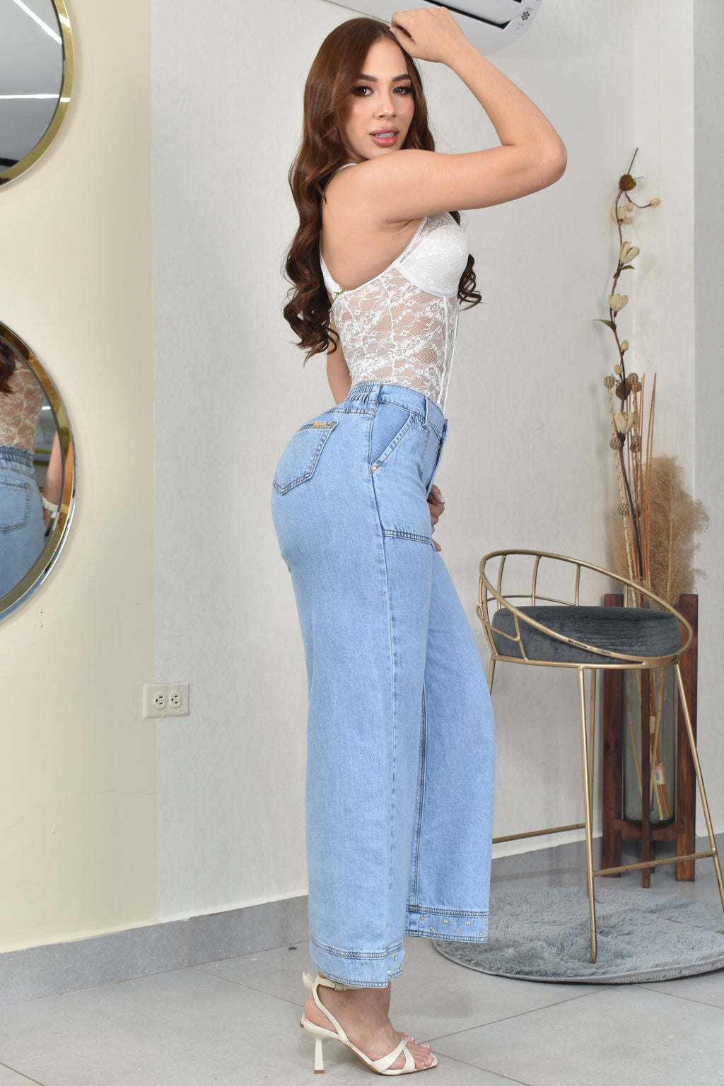 ESTILO PALAZZO CON BILLO REF. BY-254087